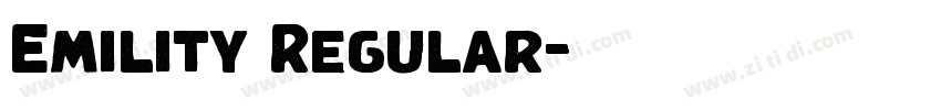 Emility Regular字体转换 Emility Regular字体转换